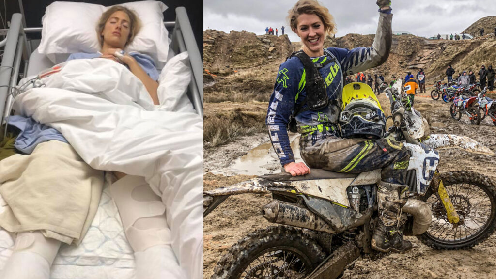 The-Girl-On-A-Bike-i-sykeseng-og-MC-løp-collage