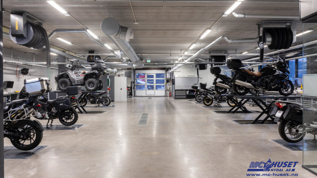 Verkstedet til MC Huset Nydal