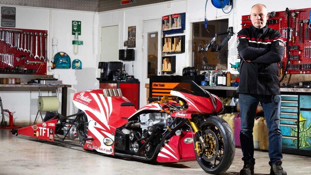 Indian Motorcycle møt Dragbike legenden